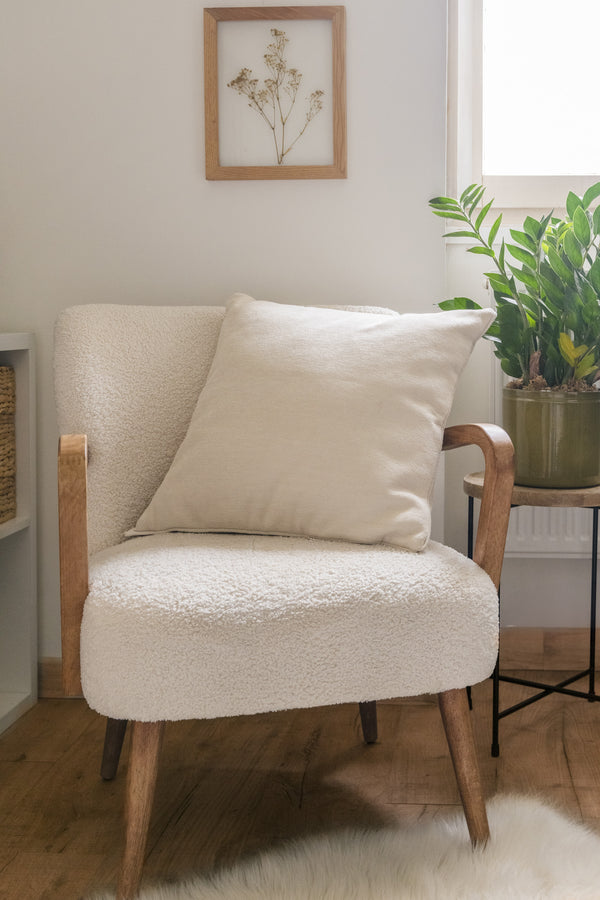 Coussin Déhoussable Avec Passepoil - Osiris - Sable