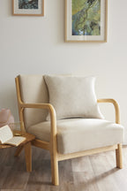 Removable Cushion Cover With Piping - Atlas - Sand