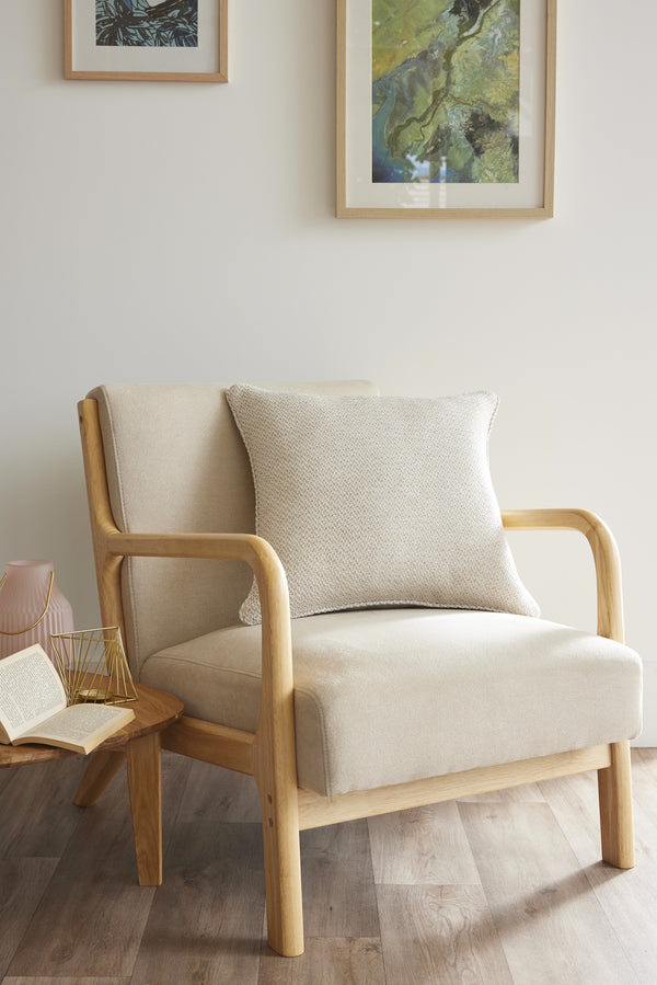 Coussin Déhoussable Avec Passepoil - Atlas - Sable