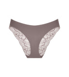 Slip Échancré Body Make-Up Illusion Lace Highleg Tai - Pigeon Grey