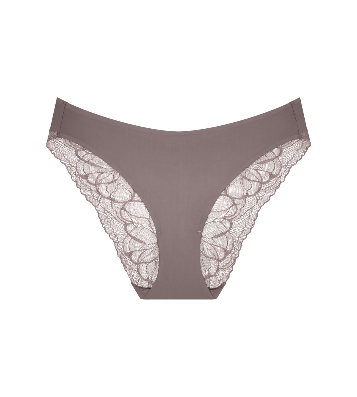 Slip Échancré Body Make-Up Illusion Lace Highleg Tai - Pigeon Grey