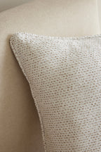 Coussin Déhoussable Avec Passepoil - Elios - Ivoire