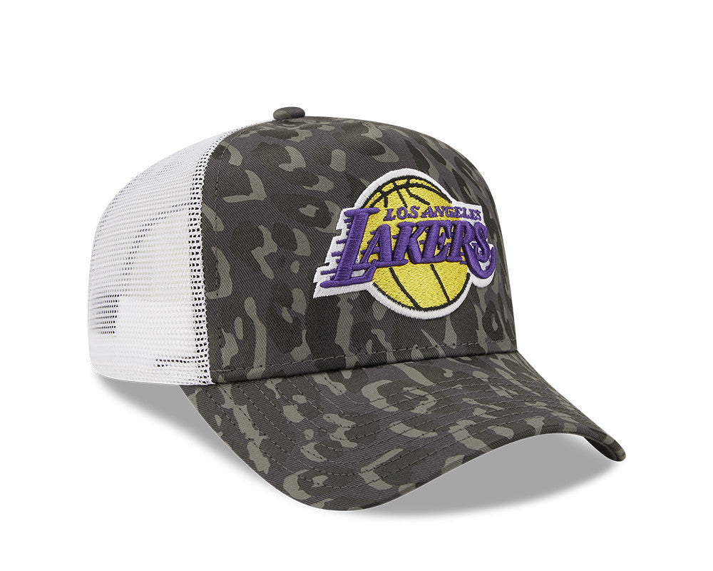New Era Leopard Print A-Frame Trucker Cap Loslak
