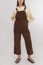 Rhythm - Brodie Corduroy Jumpsuit - Brown - Women