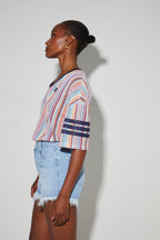Blusa Billy Punto Italiano Rayas Colorido