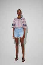 Blusa Billy Punto Italiano Rayas Colorido