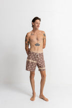 Rhythm - Mawi Trunk Boardshort - Brick - Men