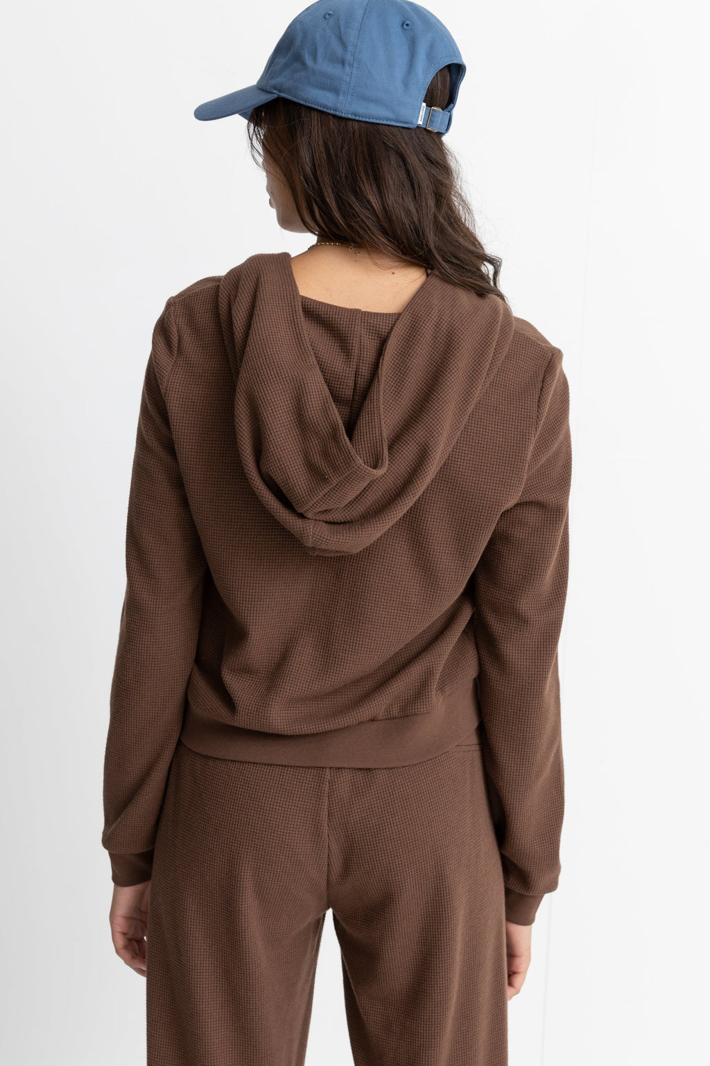 Rhythm - Sweat Light Layers Zip Up - Chocolate - Femme