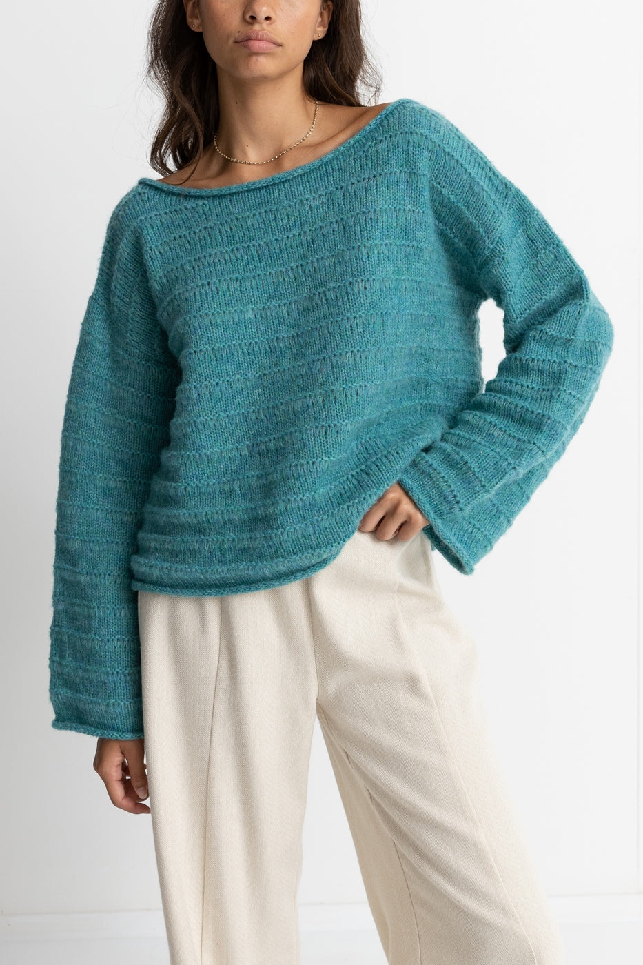 Maille Baklava - Sea Green - Femme