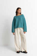 Maille Baklava - Sea Green - Femme
