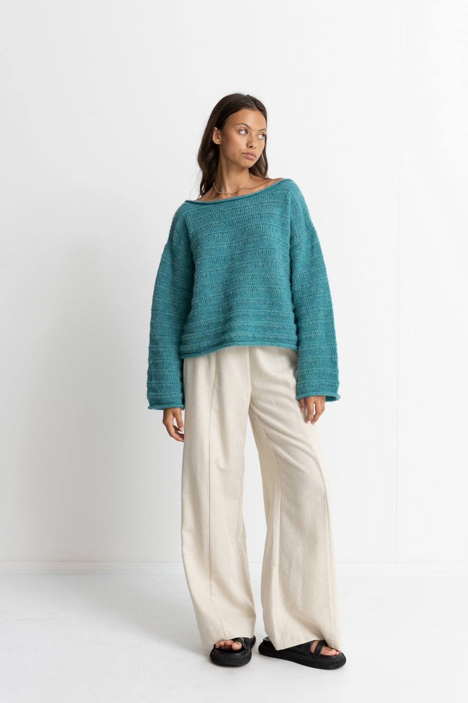 Maille Baklava - Sea Green - Femme