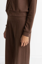 Rhythm - Light Layers Trousers - Chocolate - Women