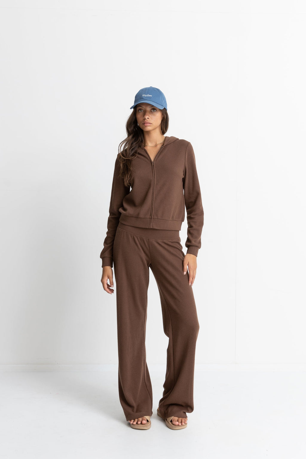 Rhythm - Light Layers Trousers - Chocolate - Women