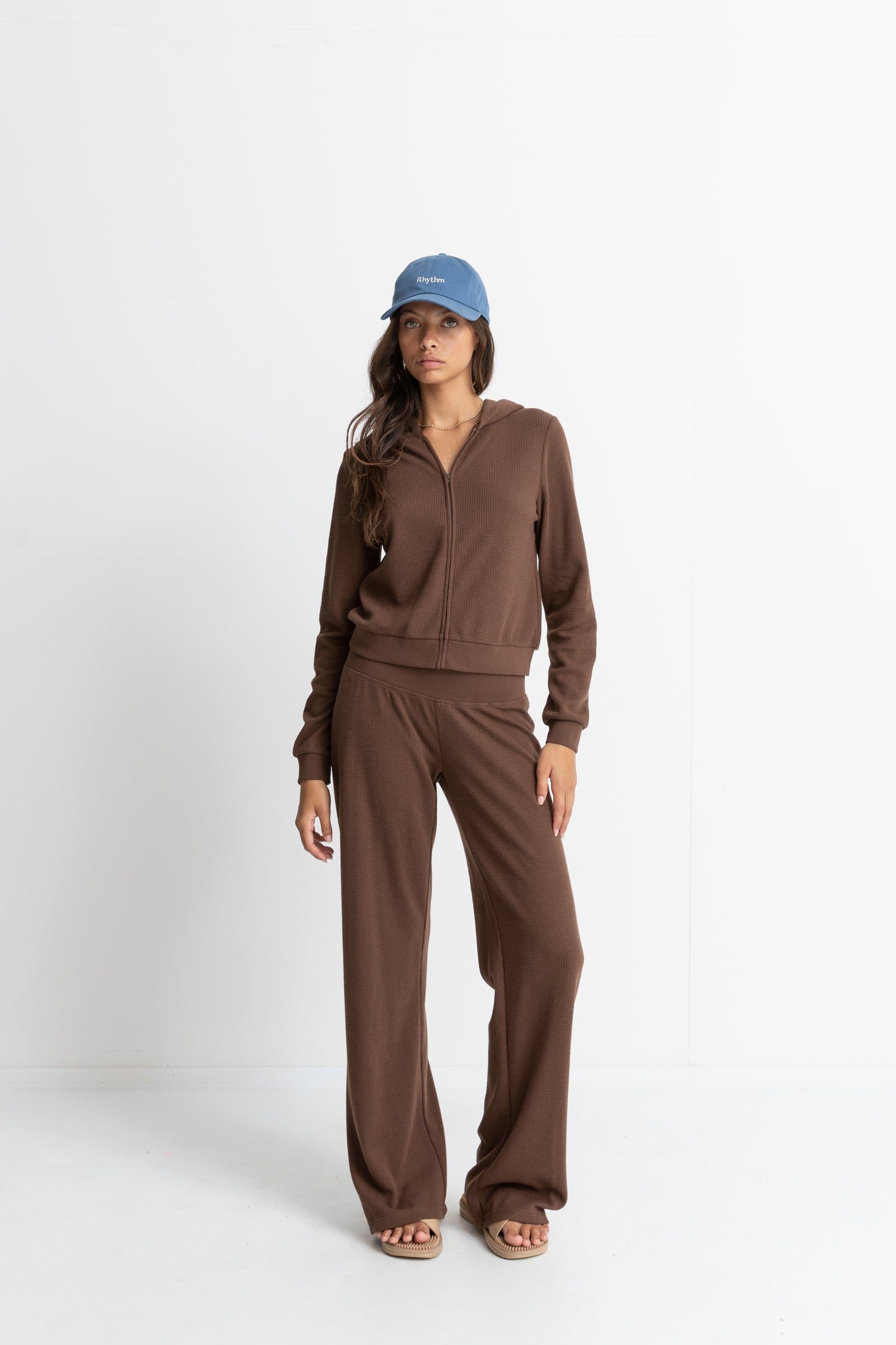 Rhythm - Light Layers Trousers - Chocolate - Women