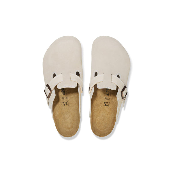 Sabots Boston Suede Can LEVE Eggshell