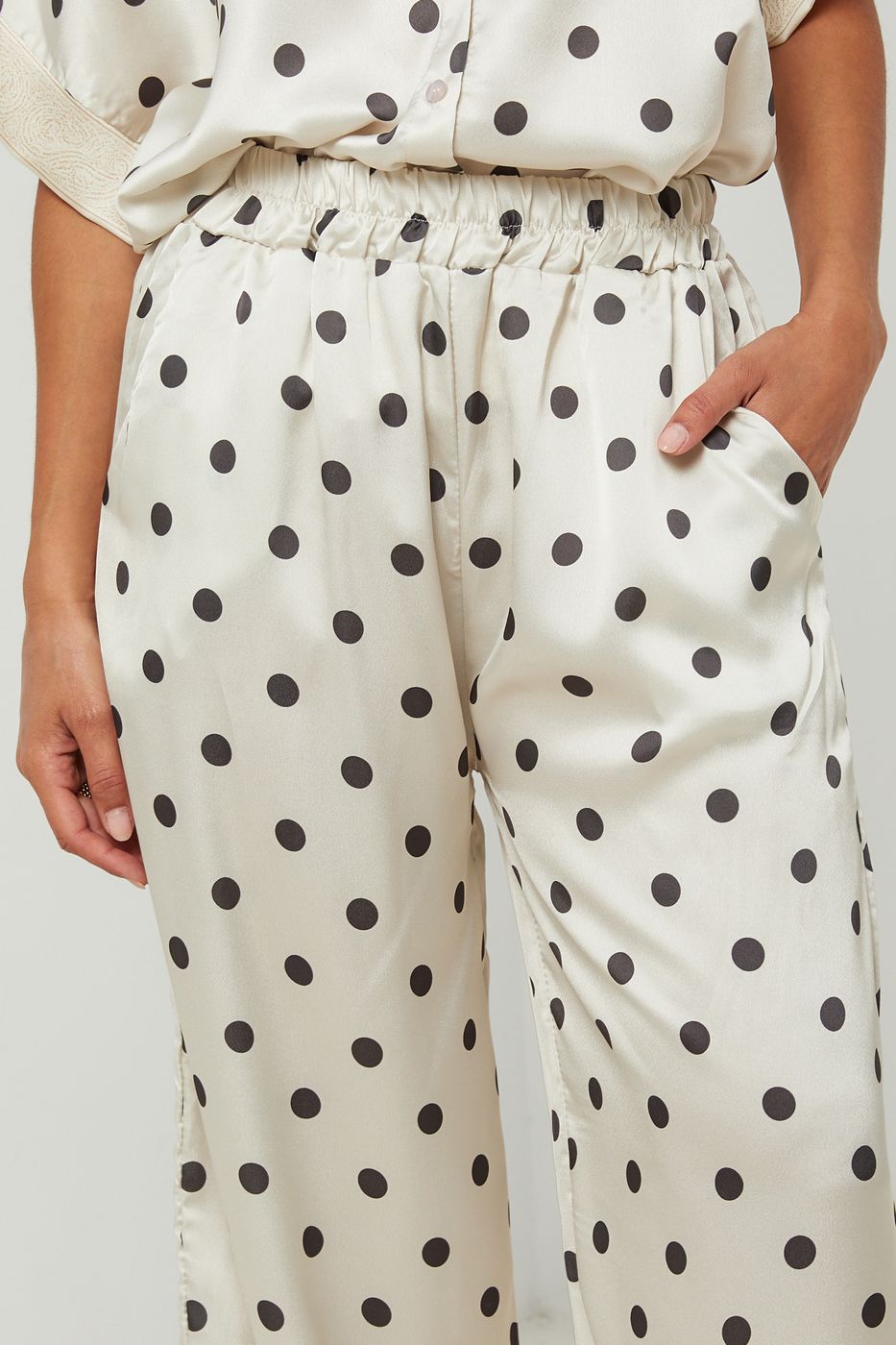 Pantalones - Beige