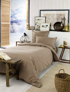 Candice - Housse De Couette - Flanelle - Ficelle