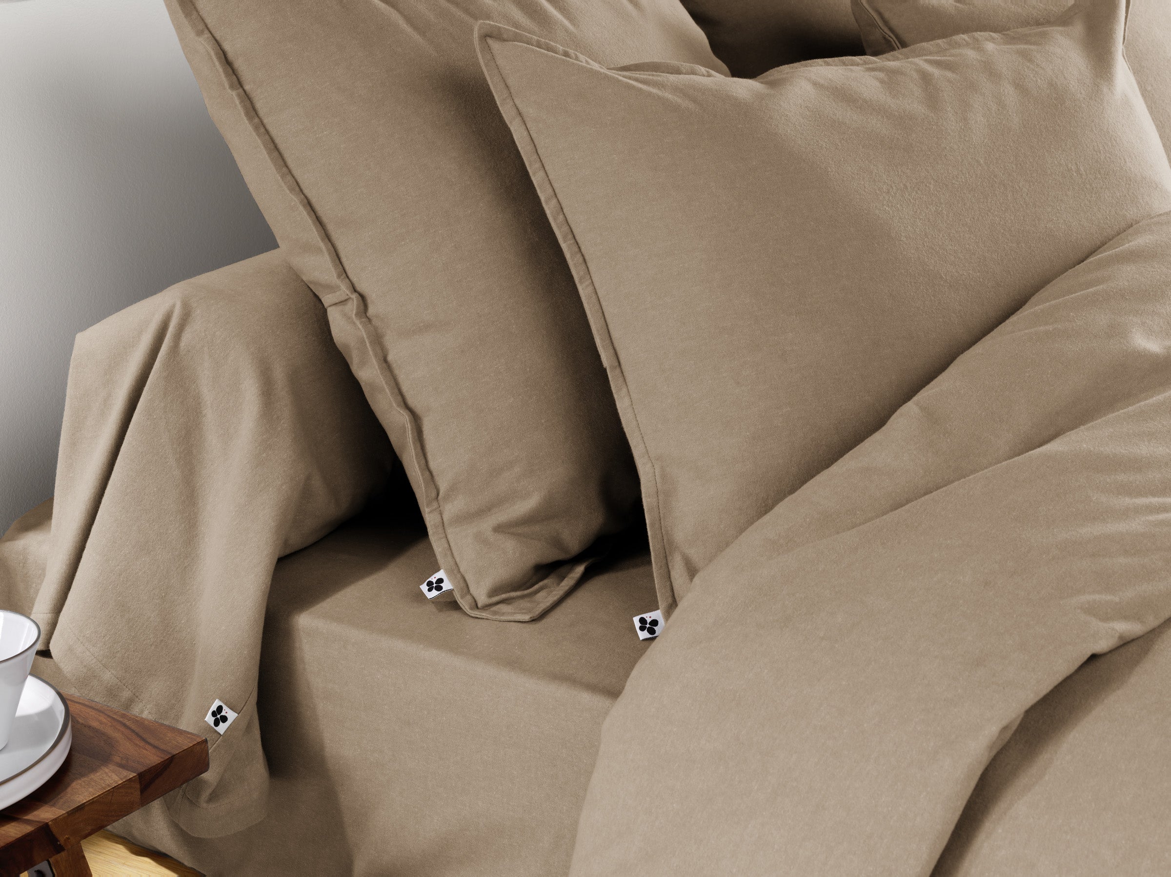 Candice - Housse De Couette - Flanelle - Ficelle