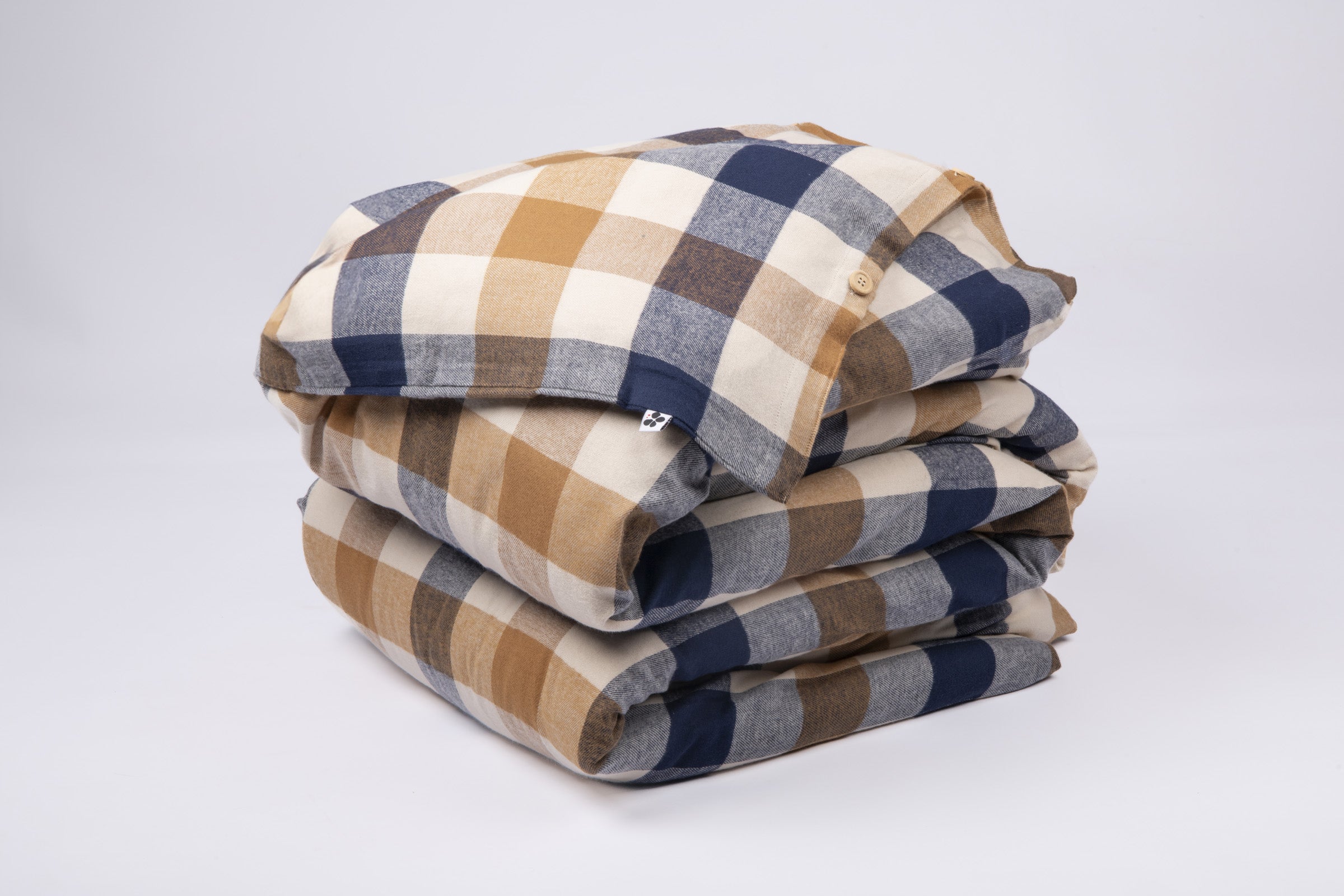 Duvet Cover - Woven Flannel - Basil Tint