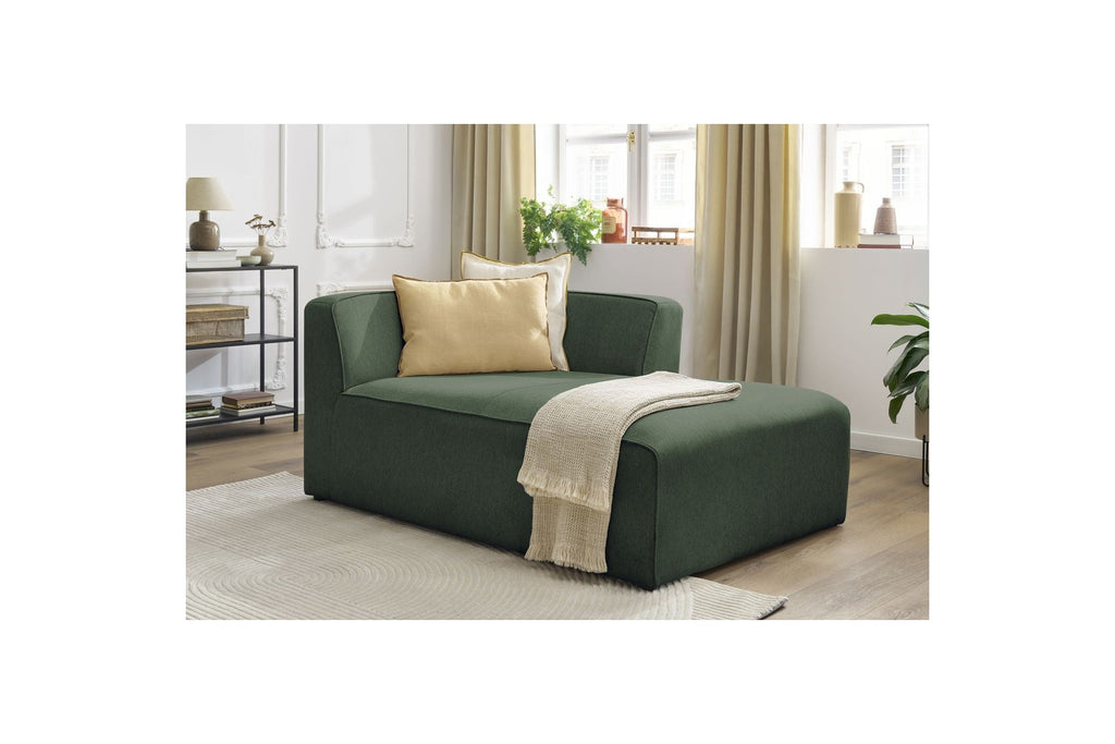 Méridienne Pour Canapé Modulable Megeve - Tissu Chiné - Angle Droit