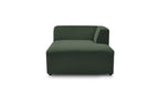 Méridienne Pour Canapé Modulable Megeve - Tissu Chiné - Angle Droit