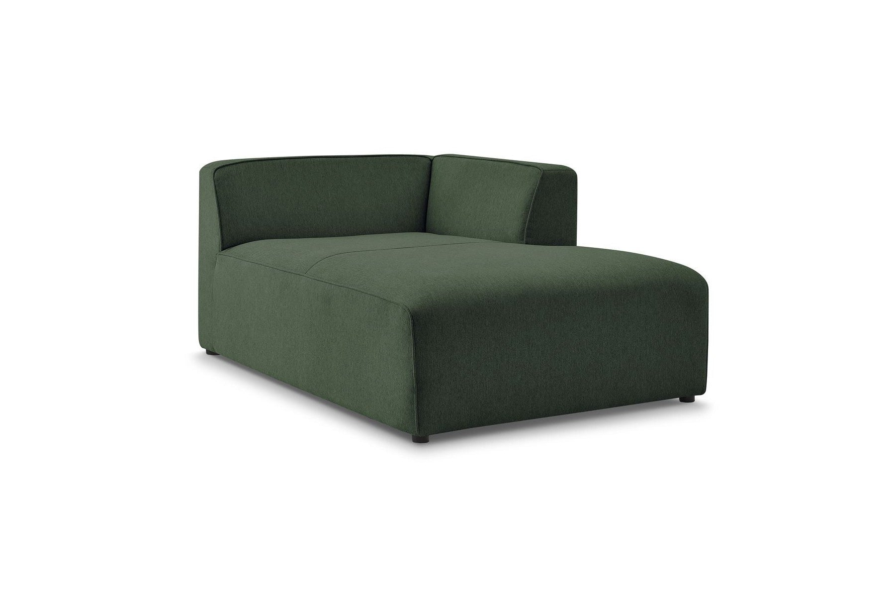 Méridienne Pour Canapé Modulable Megeve - Tissu Chiné - Angle Droit