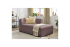 Méridienne Pour Canapé Modulable Megeve - Tissu Chiné - Angle Droit
