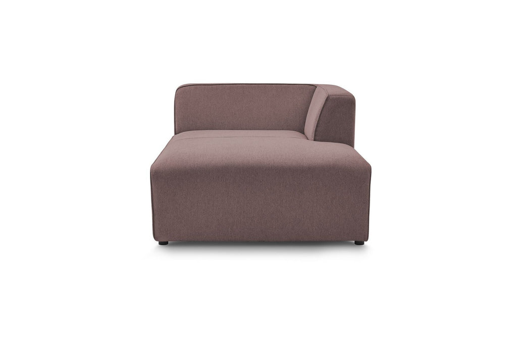 Méridienne Pour Canapé Modulable Megeve - Tissu Chiné - Angle Droit
