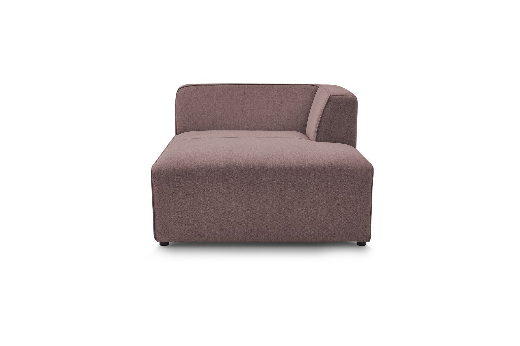 Méridienne Pour Canapé Modulable Megeve - Tissu Chiné - Angle Droit