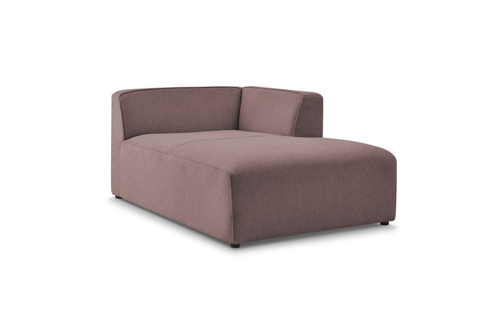 Méridienne Pour Canapé Modulable Megeve - Tissu Chiné - Angle Droit
