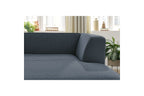 Méridienne Pour Canapé Modulable Megeve - Tissu Chiné - Angle Droit