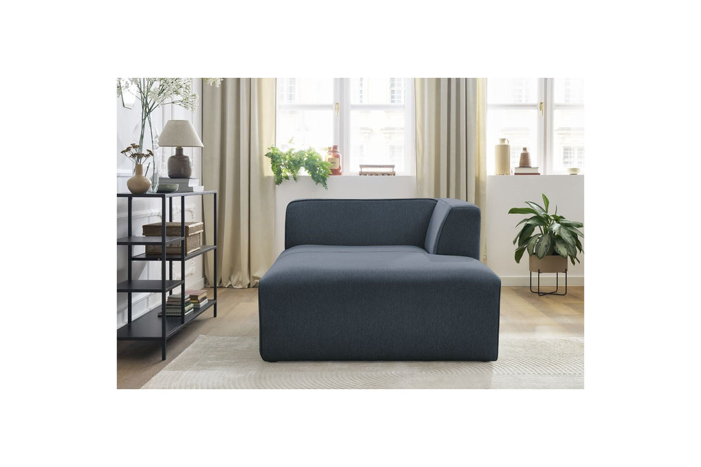 Méridienne Pour Canapé Modulable Megeve - Tissu Chiné - Angle Droit