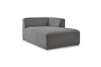 Méridienne Pour Canapé Modulable Megeve - Tissu Chiné - Angle Droit