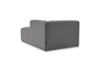 Méridienne Pour Canapé Modulable Megeve - Tissu Chiné - Angle Droit