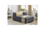 Méridienne Pour Canapé Modulable Megeve - Tissu Texturé - Angle Droit