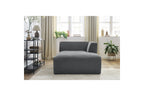 Méridienne Pour Canapé Modulable Megeve - Tissu Texturé - Angle Droit