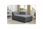 Méridienne Pour Canapé Modulable Megeve - Tissu Texturé - Angle Droit