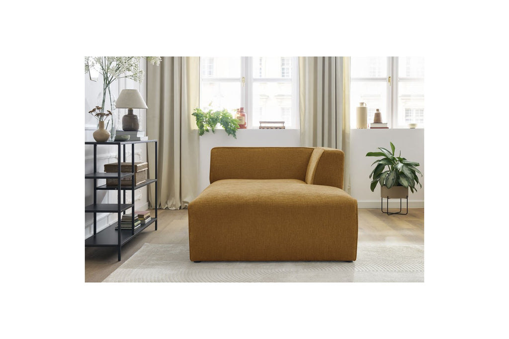 Méridienne Pour Canapé Modulable Megeve - Tissu Texturé - Angle Droit