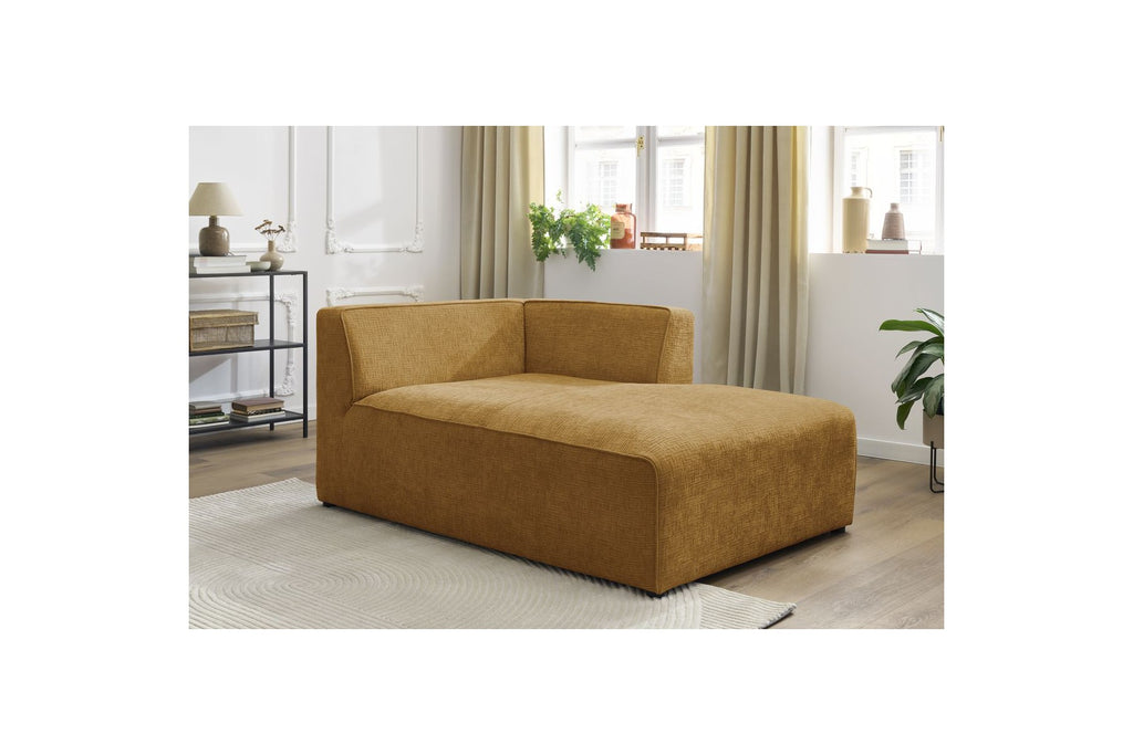 Méridienne Pour Canapé Modulable Megeve - Tissu Texturé - Angle Droit