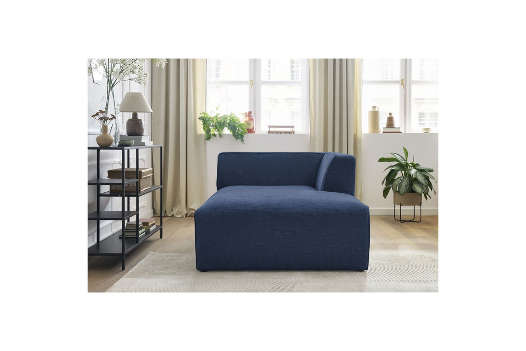 Méridienne Pour Canapé Modulable Megeve - Tissu Texturé - Angle Droit