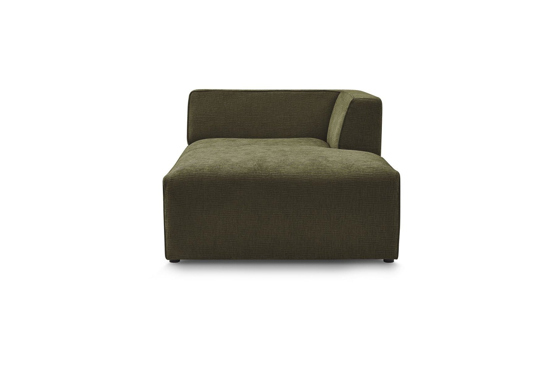 Méridienne Pour Canapé Modulable Megeve - Tissu Texturé - Angle Droit