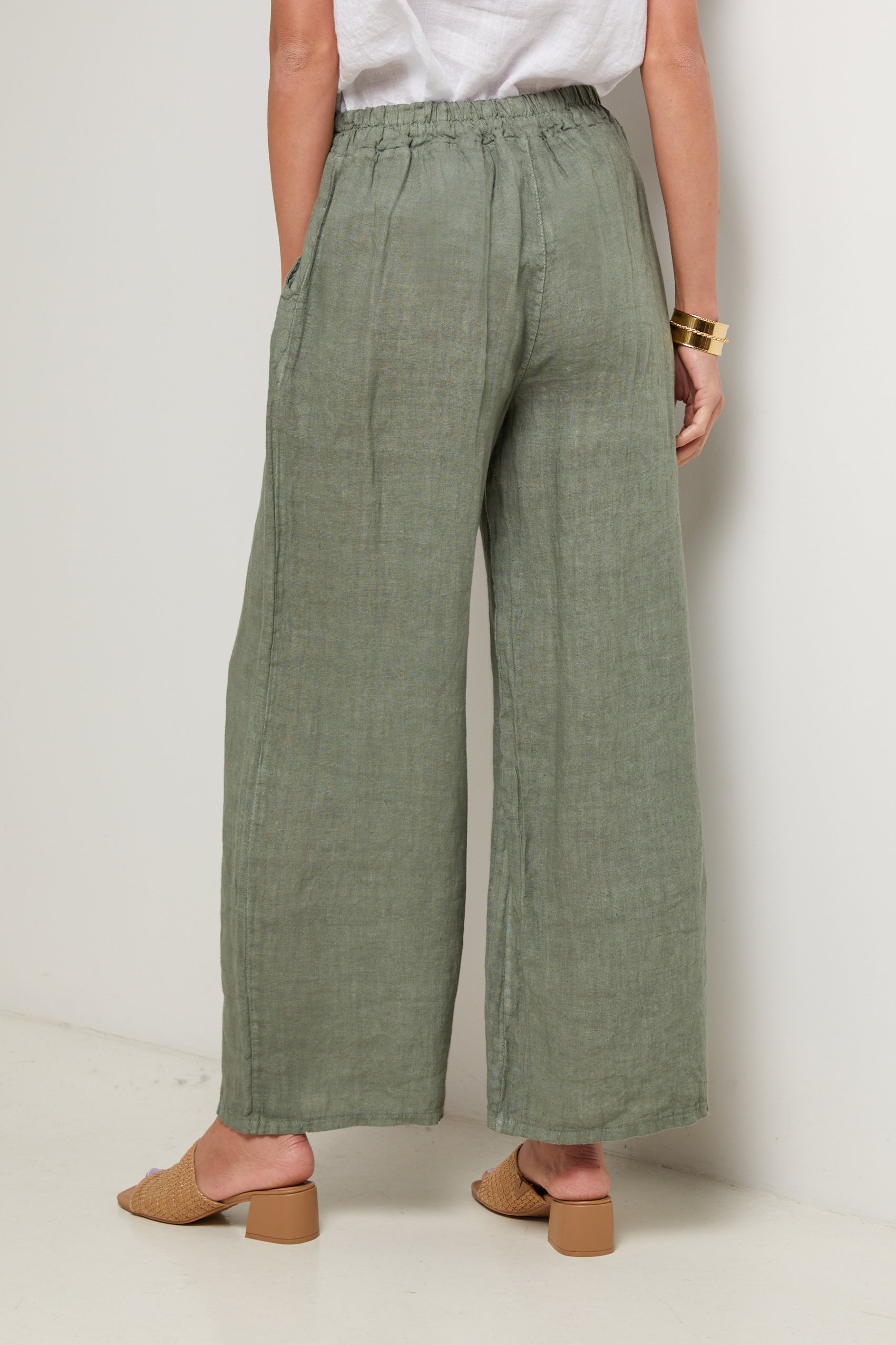 Trousers - Khaki - Women