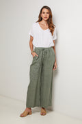 Trousers - Khaki - Women