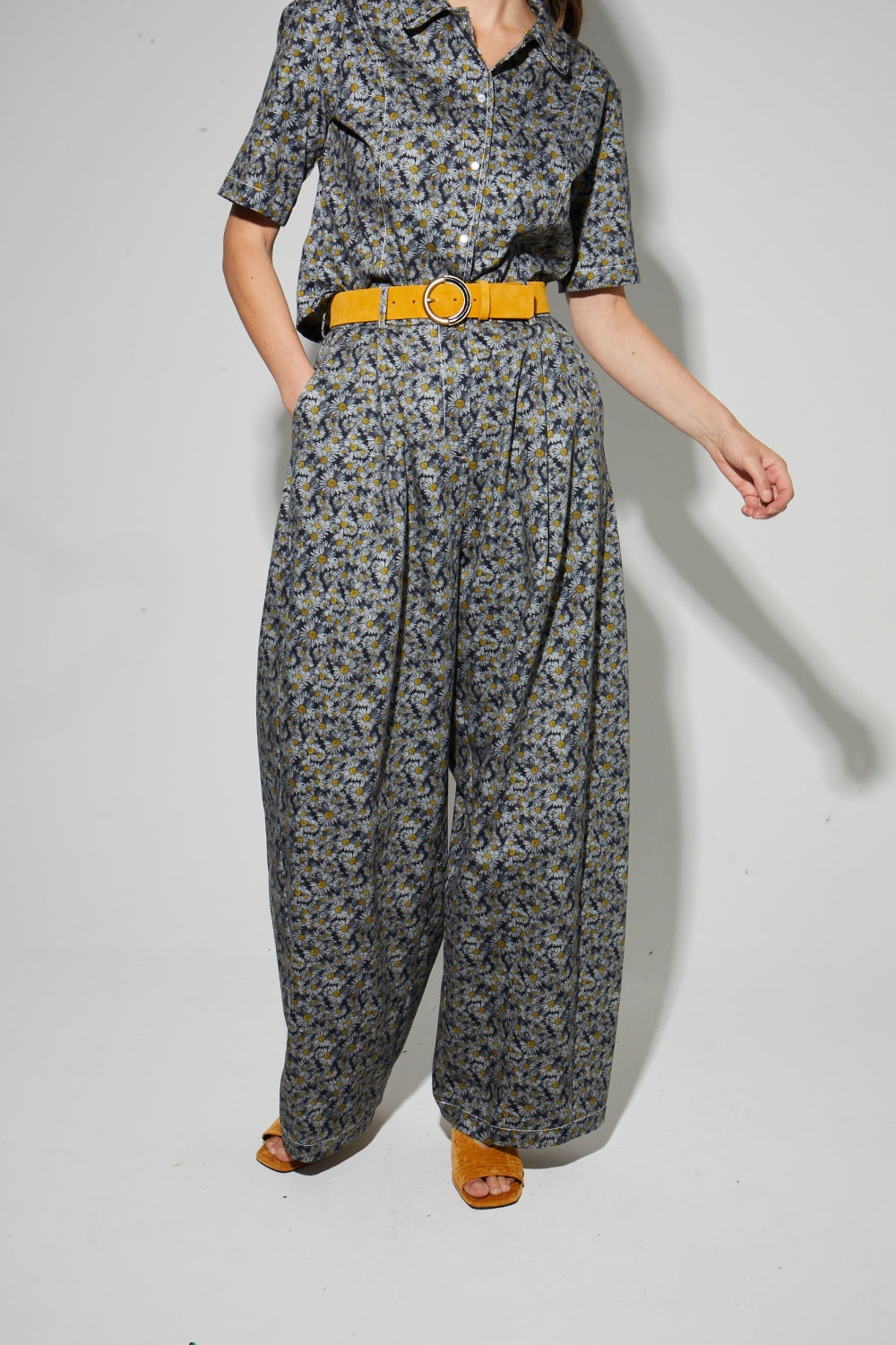 Rio Flower Power, Hergestellt In Italien - Denim
