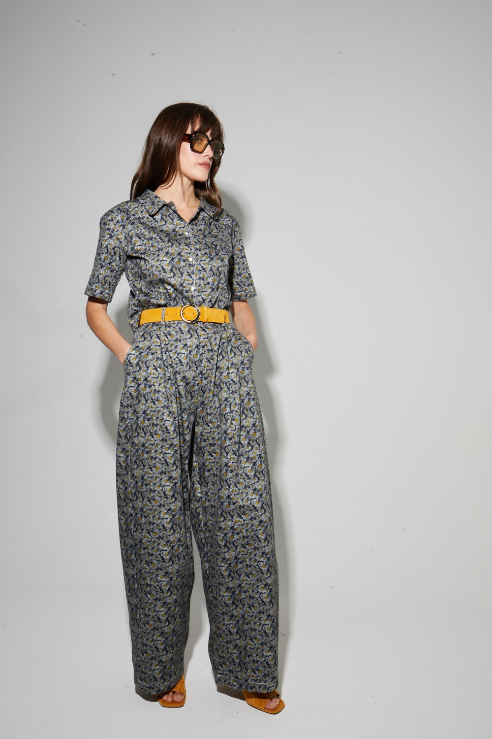 Rio Flower Power, Hergestellt In Italien - Denim