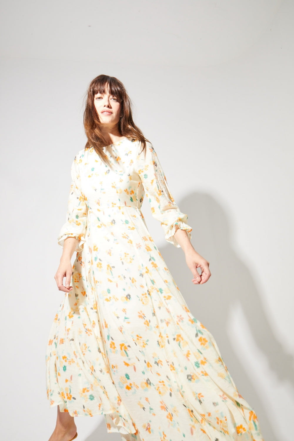 Robe Maia Imprimé Capucine Fabriquée En Italie - Isabel