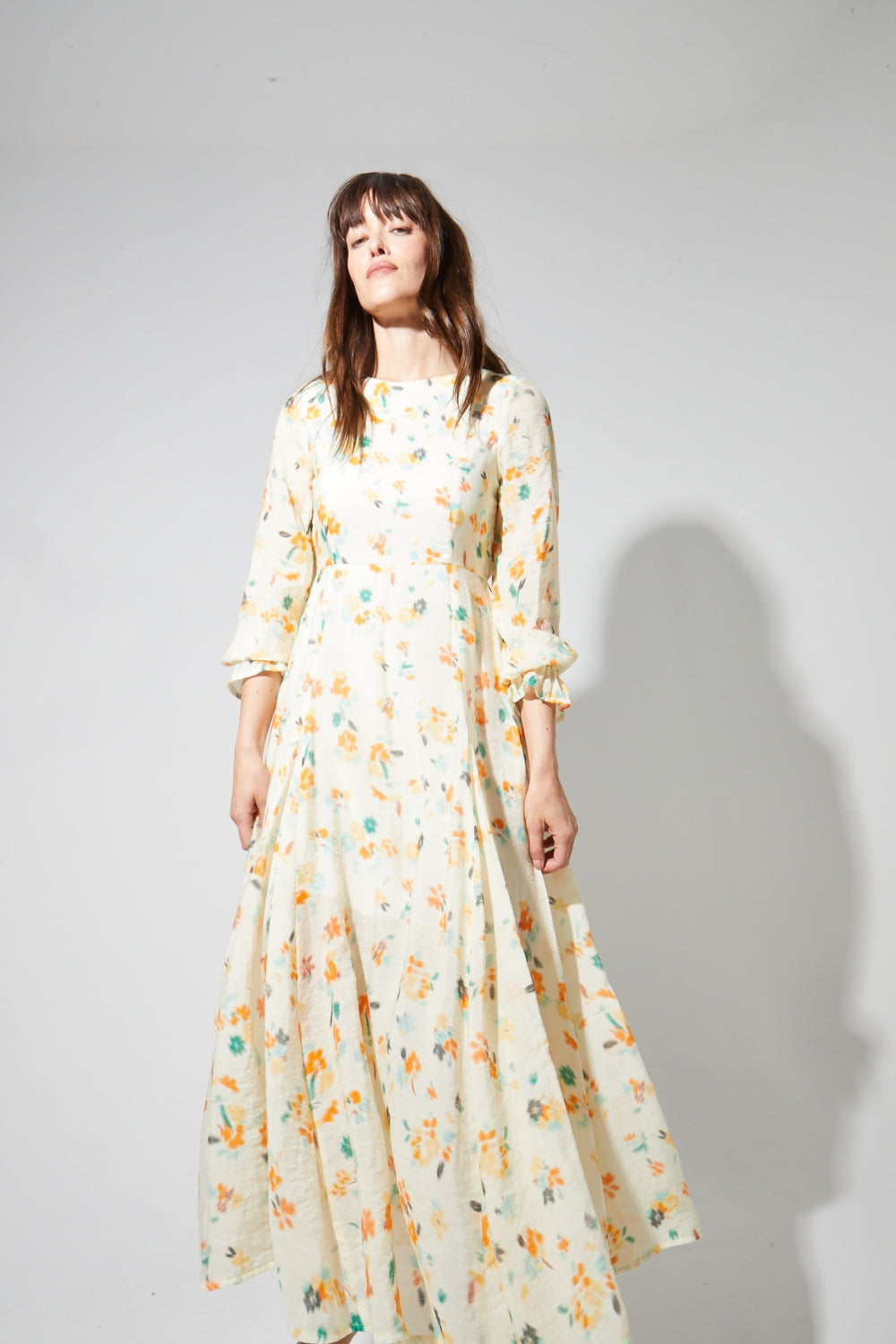 Robe Maia Imprimé Capucine Fabriquée En Italie - Isabel