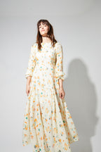 Robe Maia Imprimé Capucine Fabriquée En Italie - Isabel