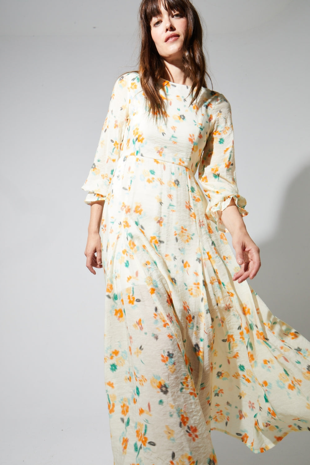 Robe Maia Imprimé Capucine Fabriquée En Italie - Isabel
