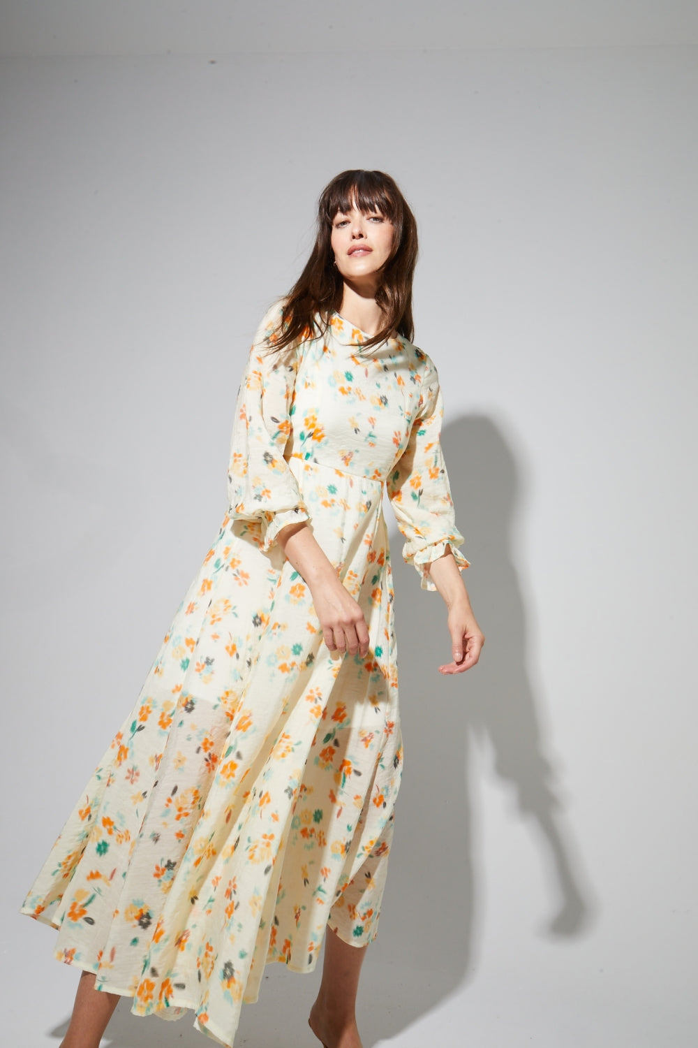 Robe Maia Imprimé Capucine Fabriquée En Italie - Isabel